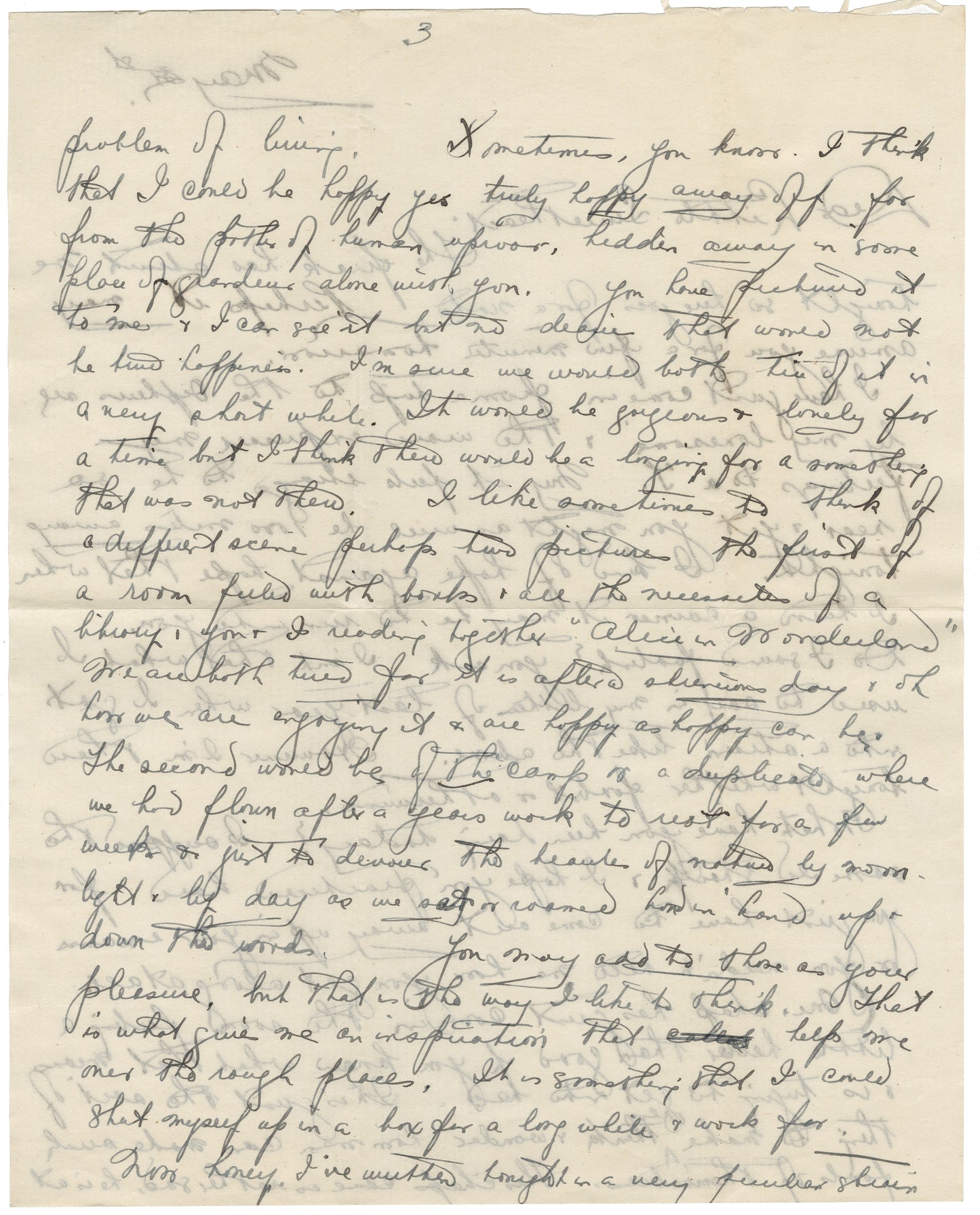 Letter to Miss H.K. Jones from Reg, May 31, 1915, page 3