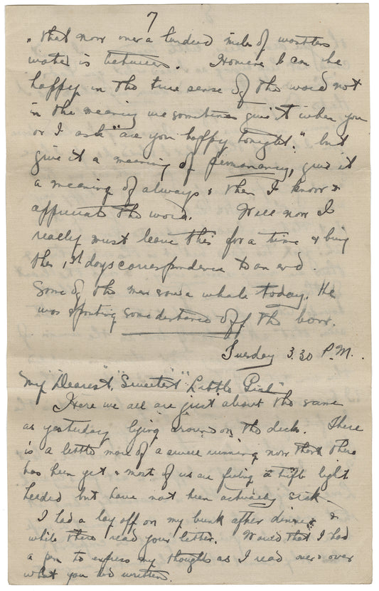 Letter to Miss H.K. Jones from Reg, Jun 15 1915, page 7)