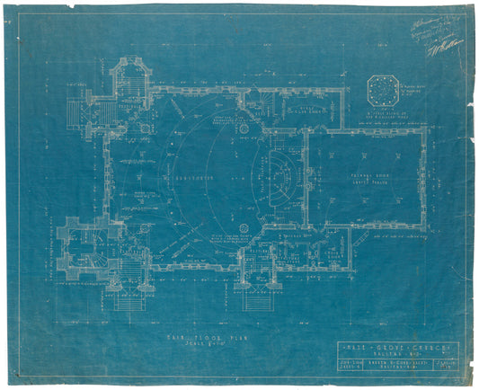 Kaye Grove Church, Main Floor Plan