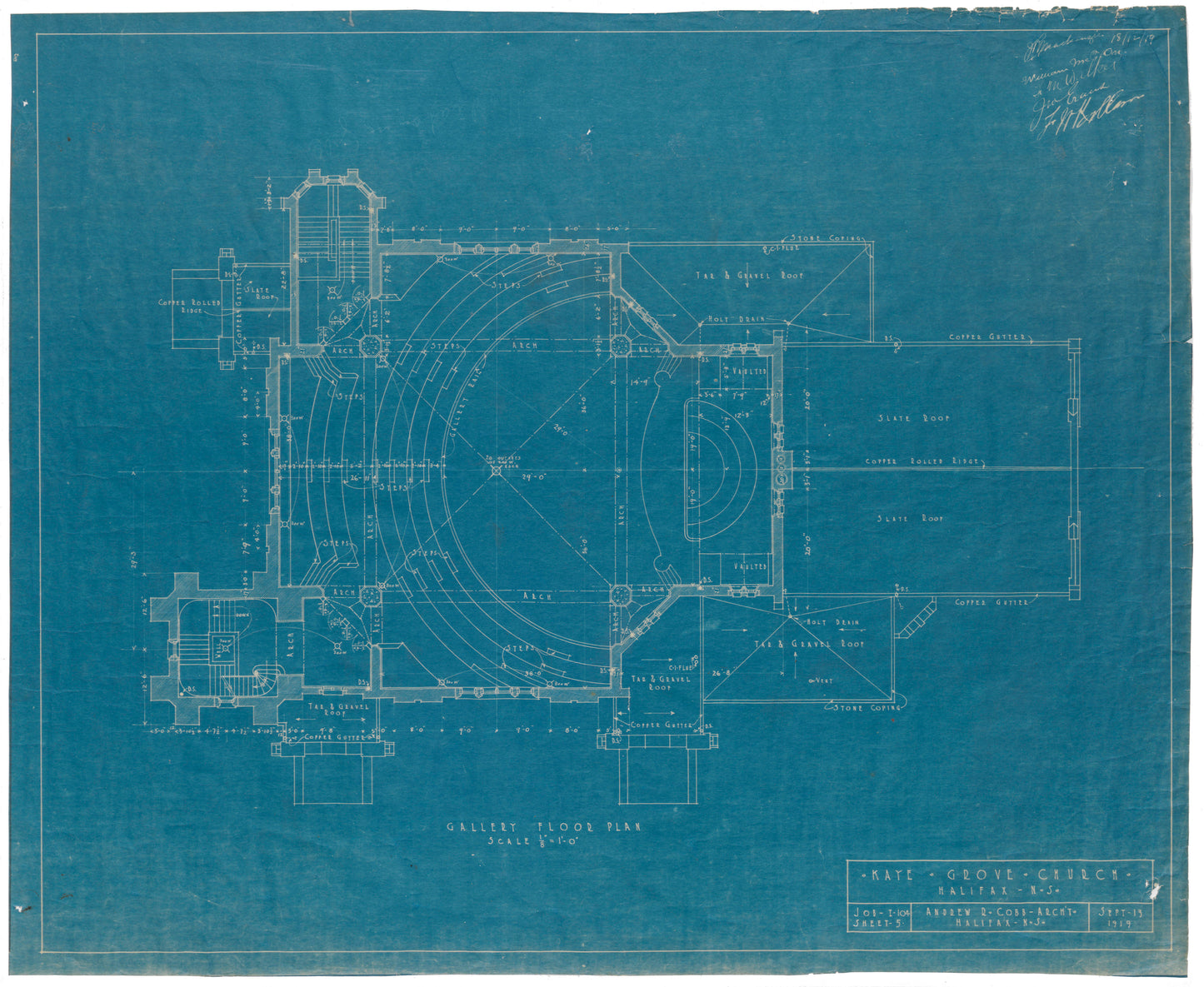 Kaye Grove Church, Gallery Floor Plan