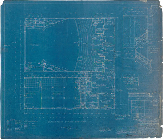 Capitol Theatre Architectural Drawings