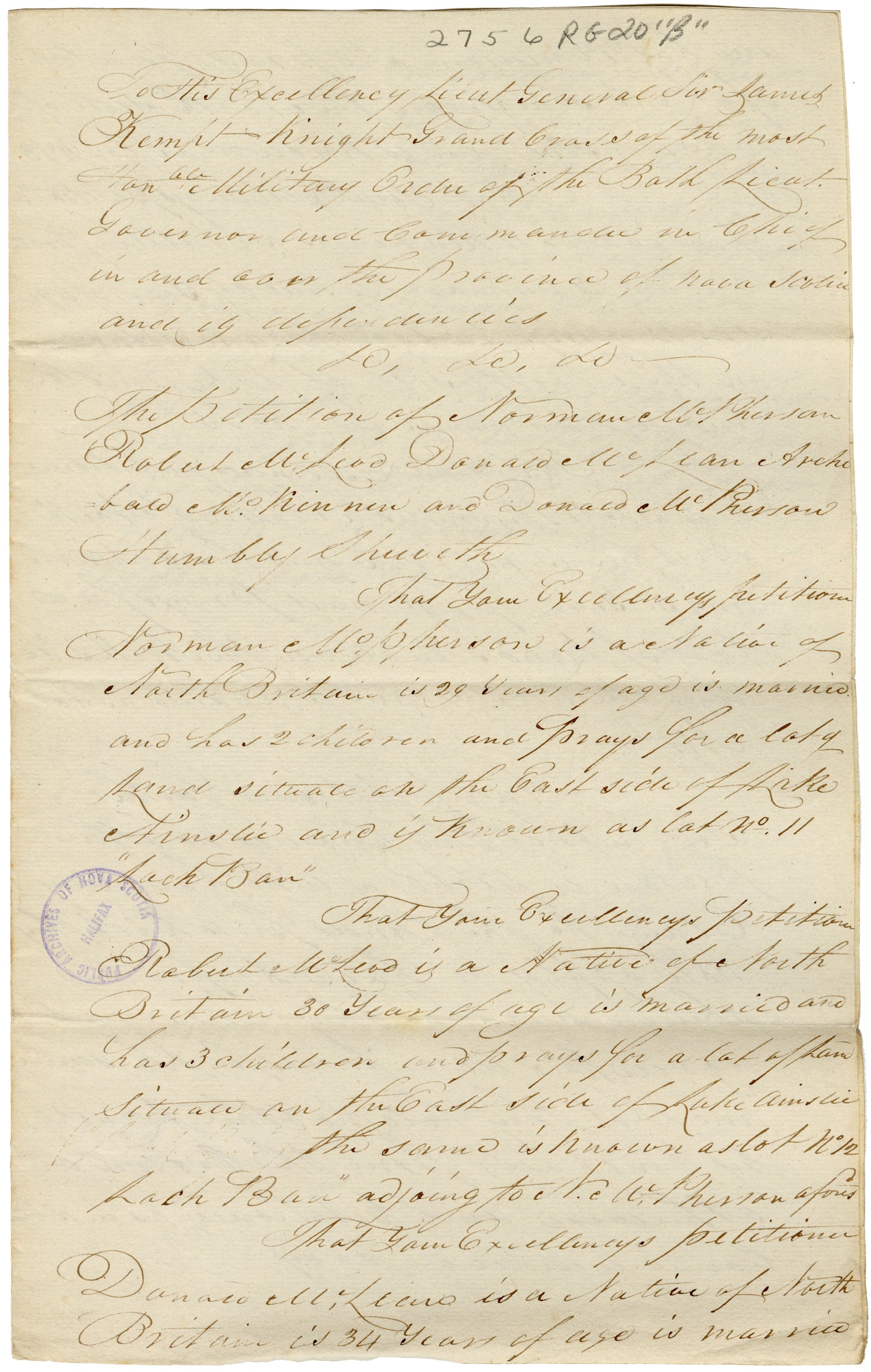 Cape Breton Land Petitions