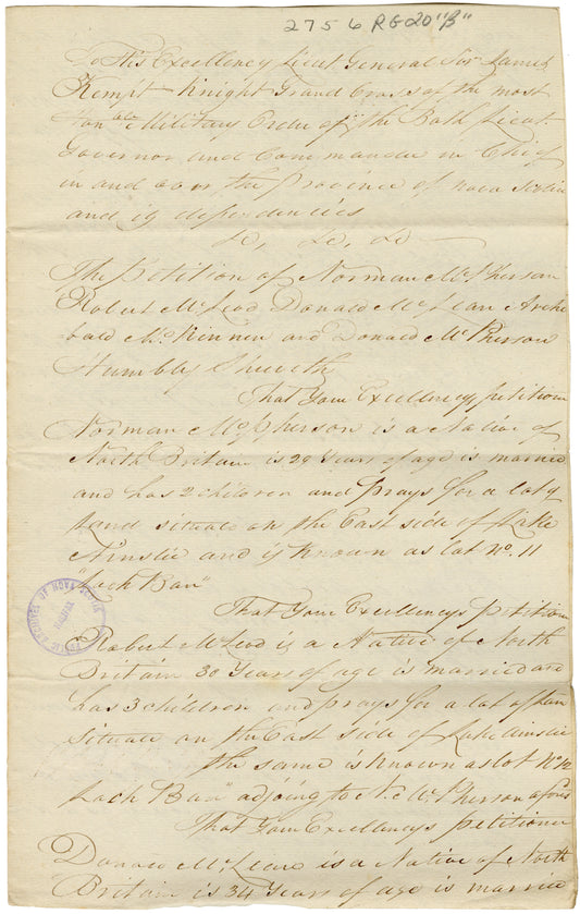 Cape Breton Land Petitions