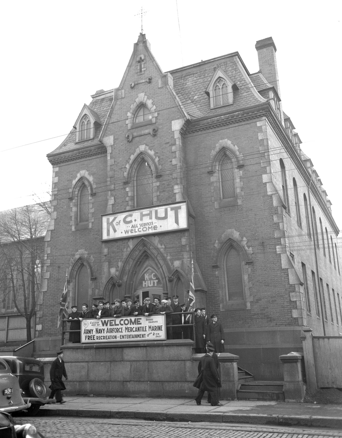 Knights of Columbus Hut for service personnel, Barrington Street, Halifax