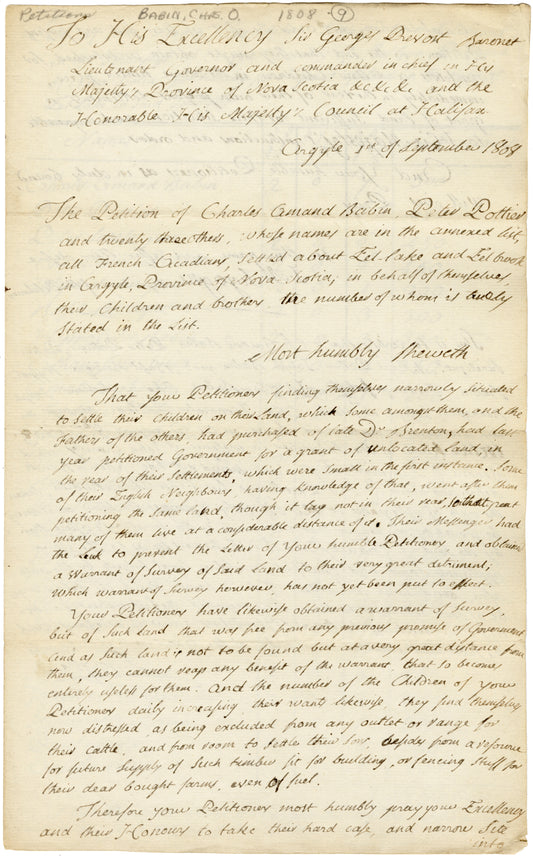 Nova Scotia Land Papers