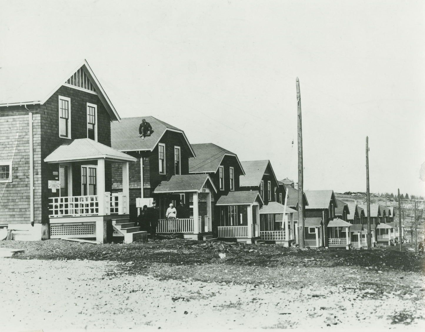 Recently completed houses on Albert Street, Halifax