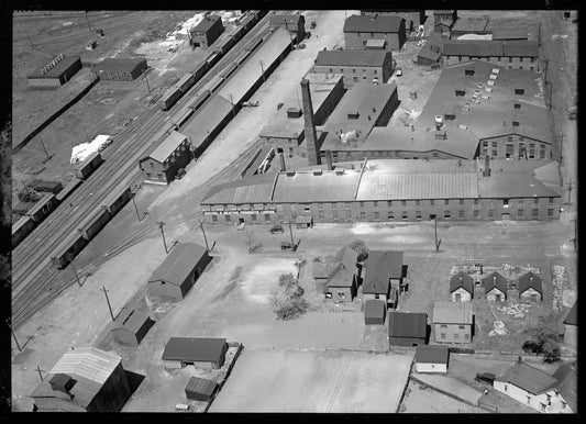 Aerial Photograph of Enamel Heating Plant, Amherst, Nova Scotia