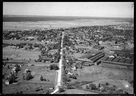 Aerial Photograph of Overview Town, Amherst, Nova Scotia