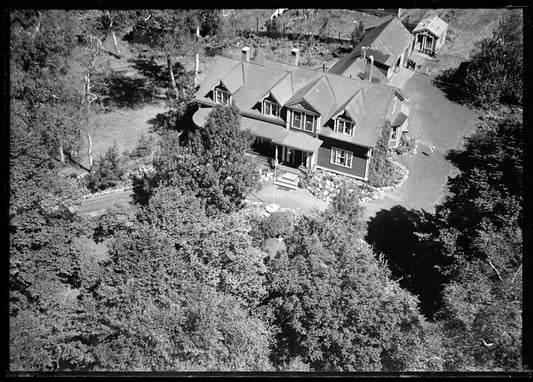 Aerial Photograph of Tommy Colwell House, Amherst, Nova Scotia