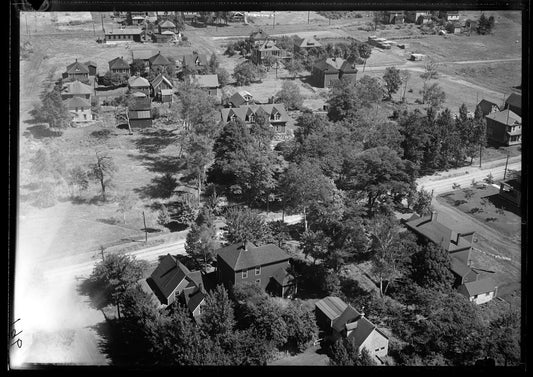 Aerial Photograph of Tommy Colwell House, Amherst, Nova Scotia