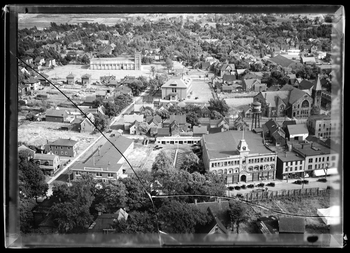 Aerial Photograph of Barkers Limited, Amherst, Nova Scotia