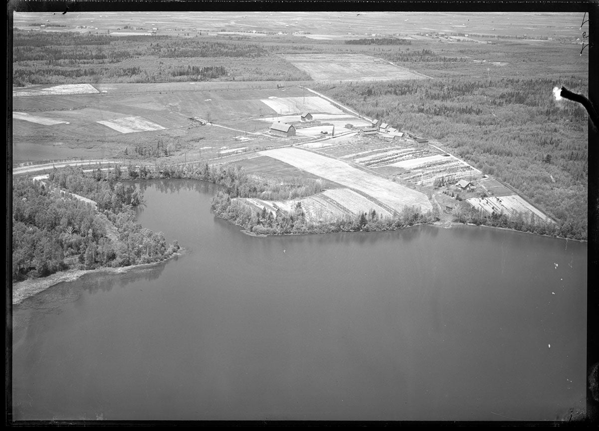 Aerial Photograph of W.A. Fillmore Farm, Amherst, Nova Scotia
