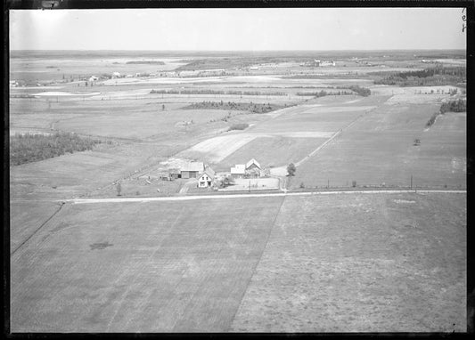 Aerial Photograph of Coates Farm, Amherst, Nova Scotia