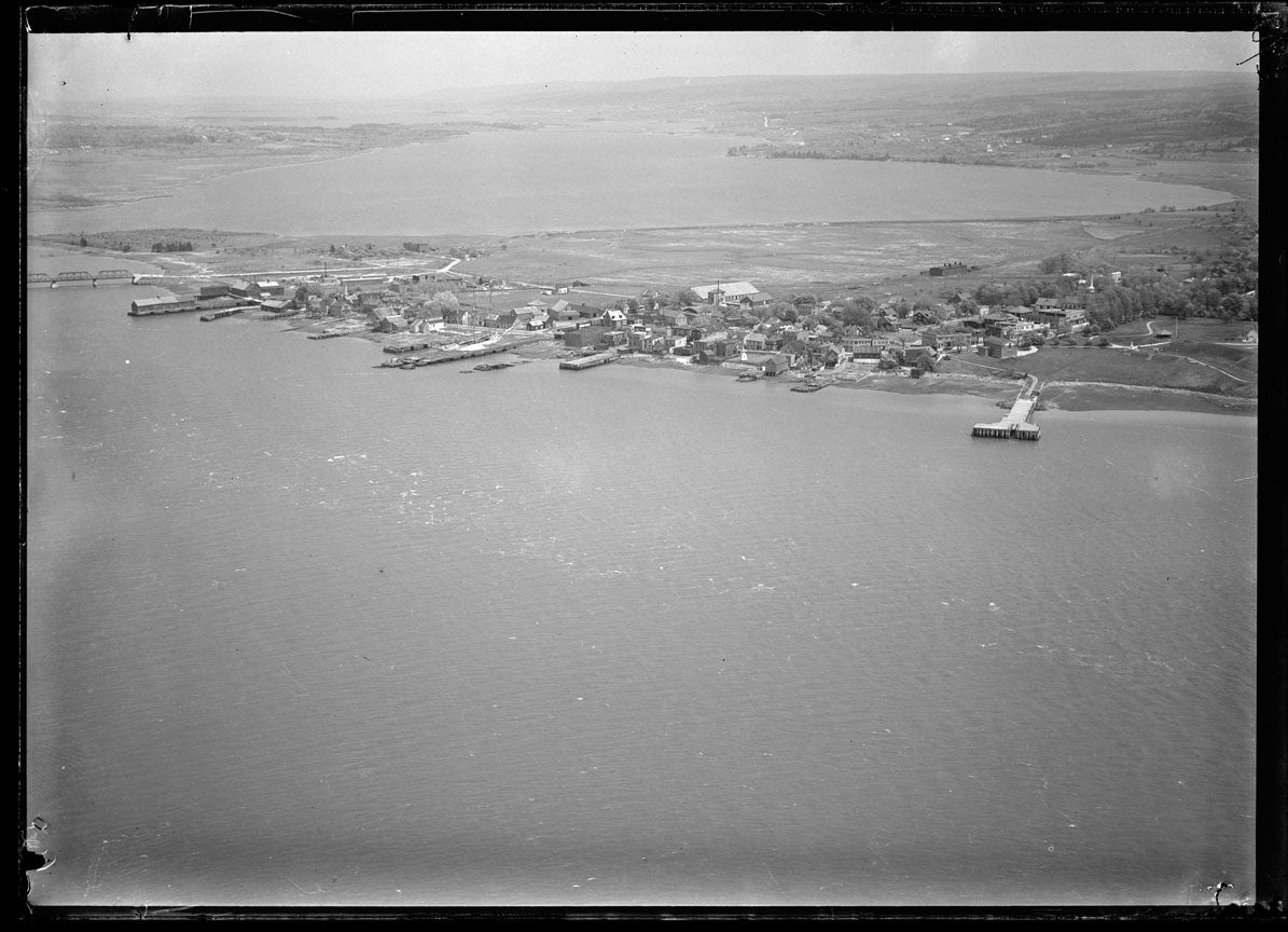 Aerial Photograph of Overview Town and Waterfront, Annapolis Royal, Nova Scotia