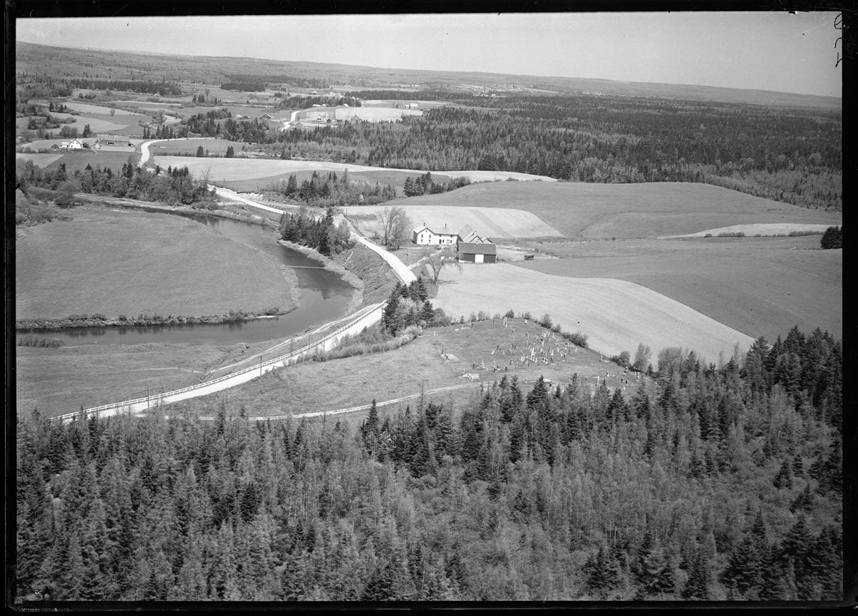 Aerial Photograph of Blenkhorn Farm, Athol, Nova Scotia
