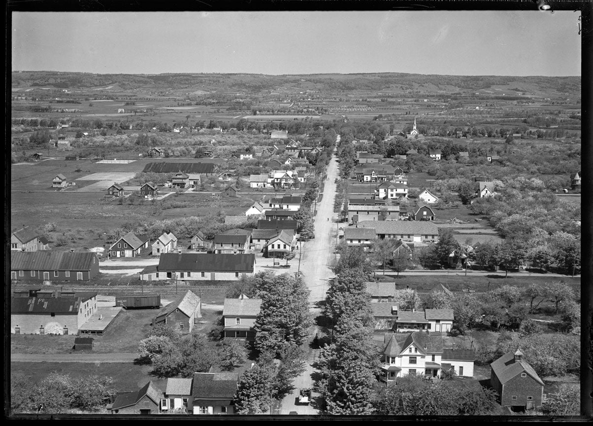 Aerial Photograph of Overview Town, Berwick, Nova Scotia