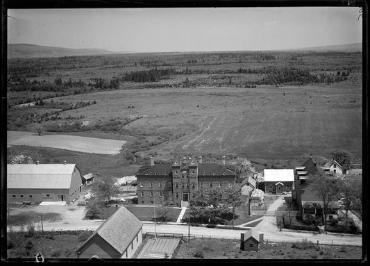 Aerial Photograph of Large Buildings, Bridgetown, Nova Scotia