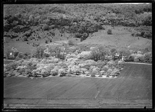 Aerial Photograph of Farms, Brooklyn, Nova Scotia