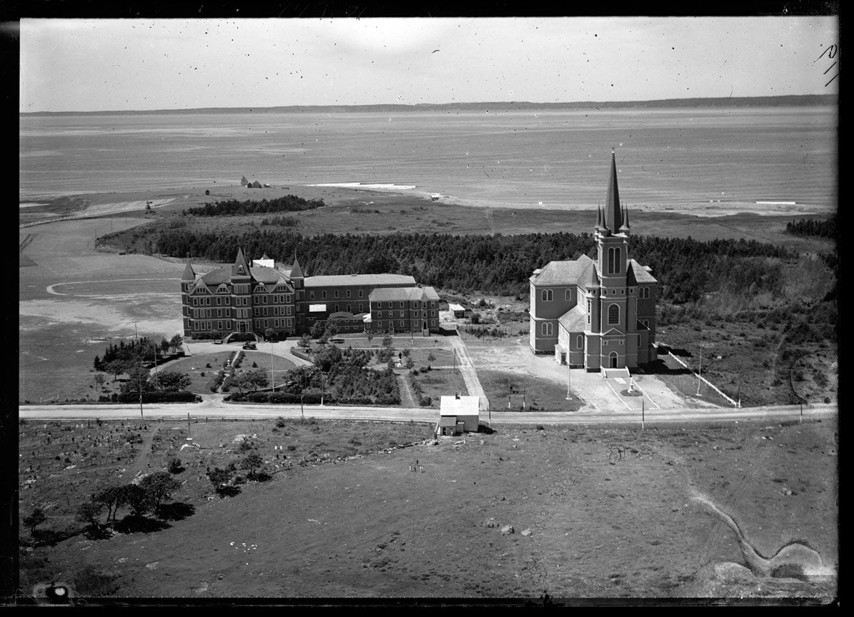 Aerial Photograph of St. Anne University, Church Point, Nova Scotia