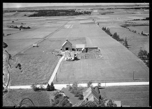 Aerial Photograph of Chesley Smith House, Fort Lawrence, Nova Scotia