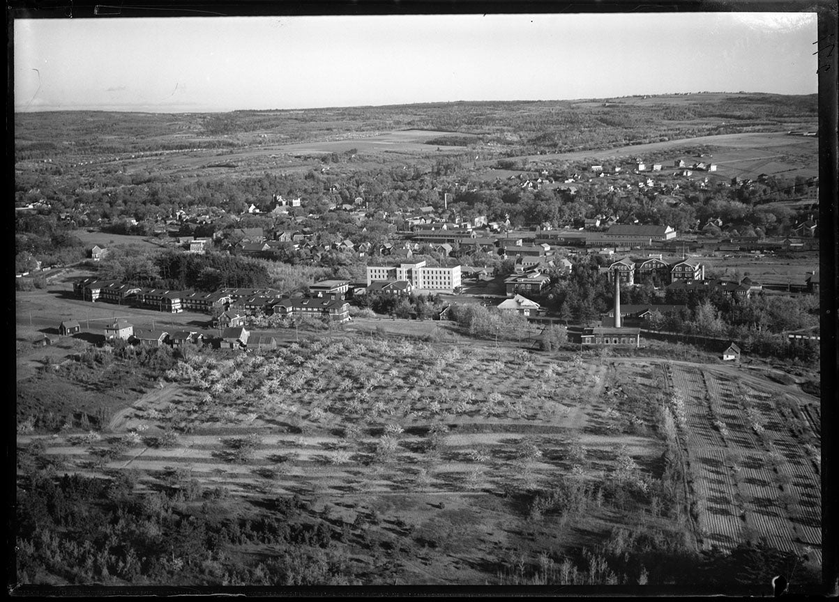 Aerial Photograph of Kentville Sanitorium and Area, Kentville, Nova Scotia