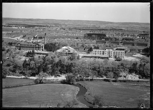 Aerial Photograph of Kentville Sanitorium, Close View, Kentville, Nova Scotia