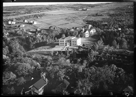 Aerial Photograph of Public School, Kentville, Nova Scotia