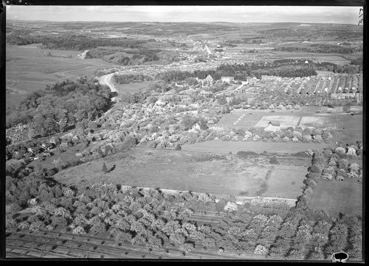 Aerial Photograph of Experimental Farm, Larger View, Kentville, Nova Scotia