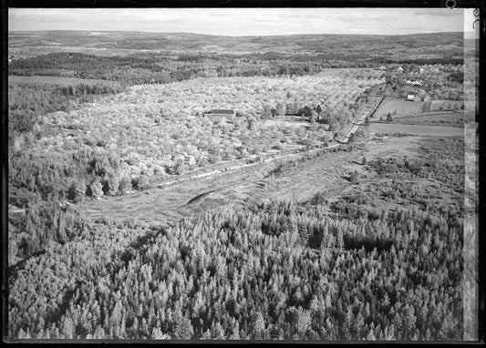 Aerial Photograph of Farms, Kentville, Nova Scotia