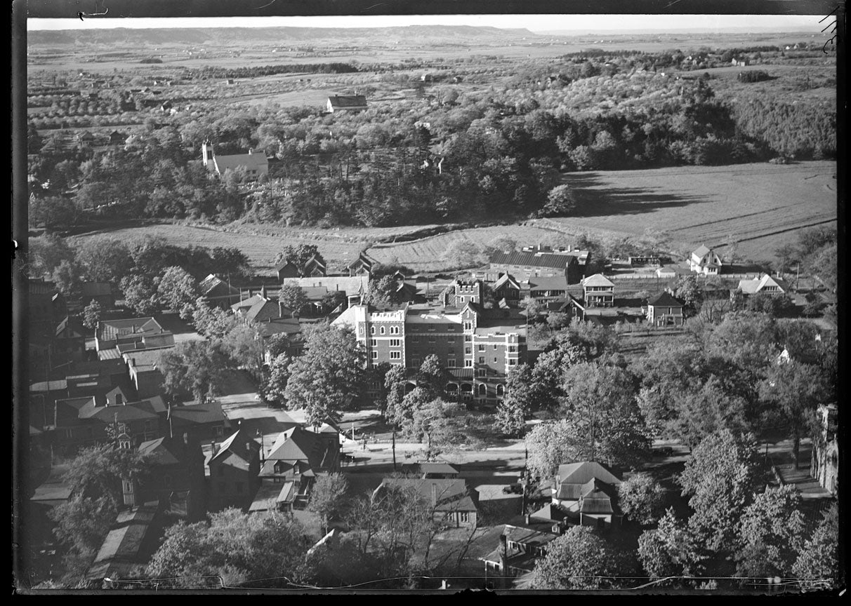 Aerial Photograph of Cornwallis Inn, Kentville, Nova Scotia