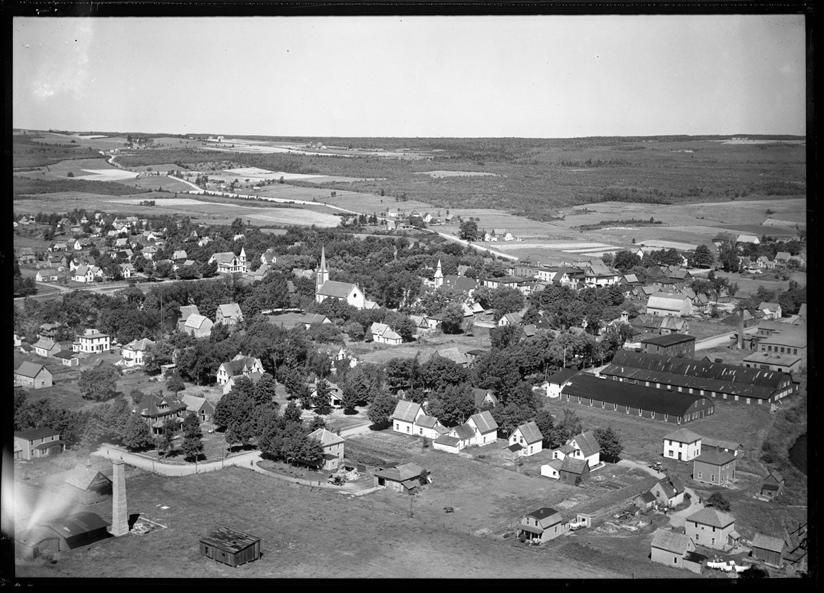 Aerial Photograph of Overview Town, Oxford, Nova Scotia