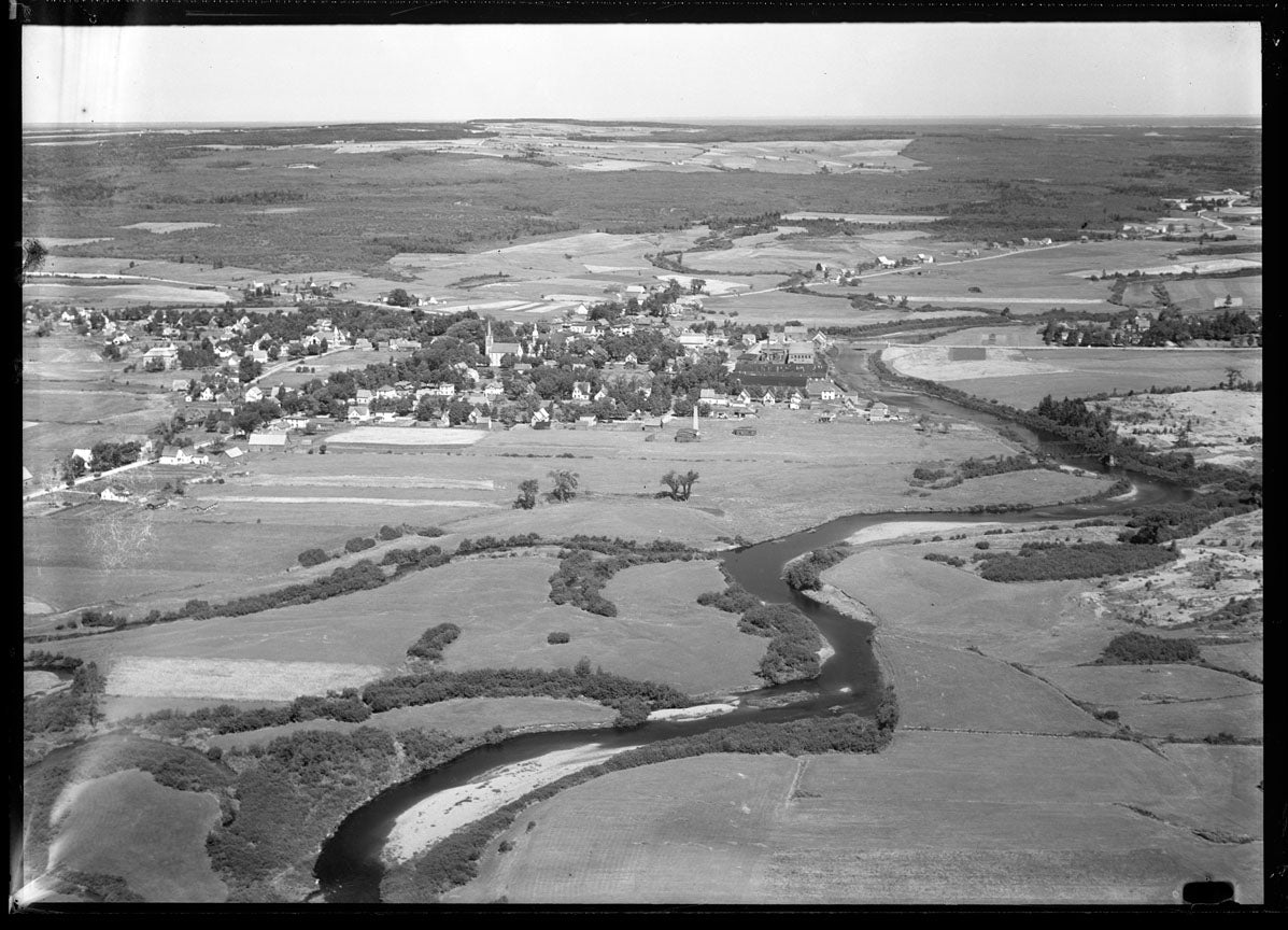 Aerial Photograph of Overview, Oxford, Nova Scotia
