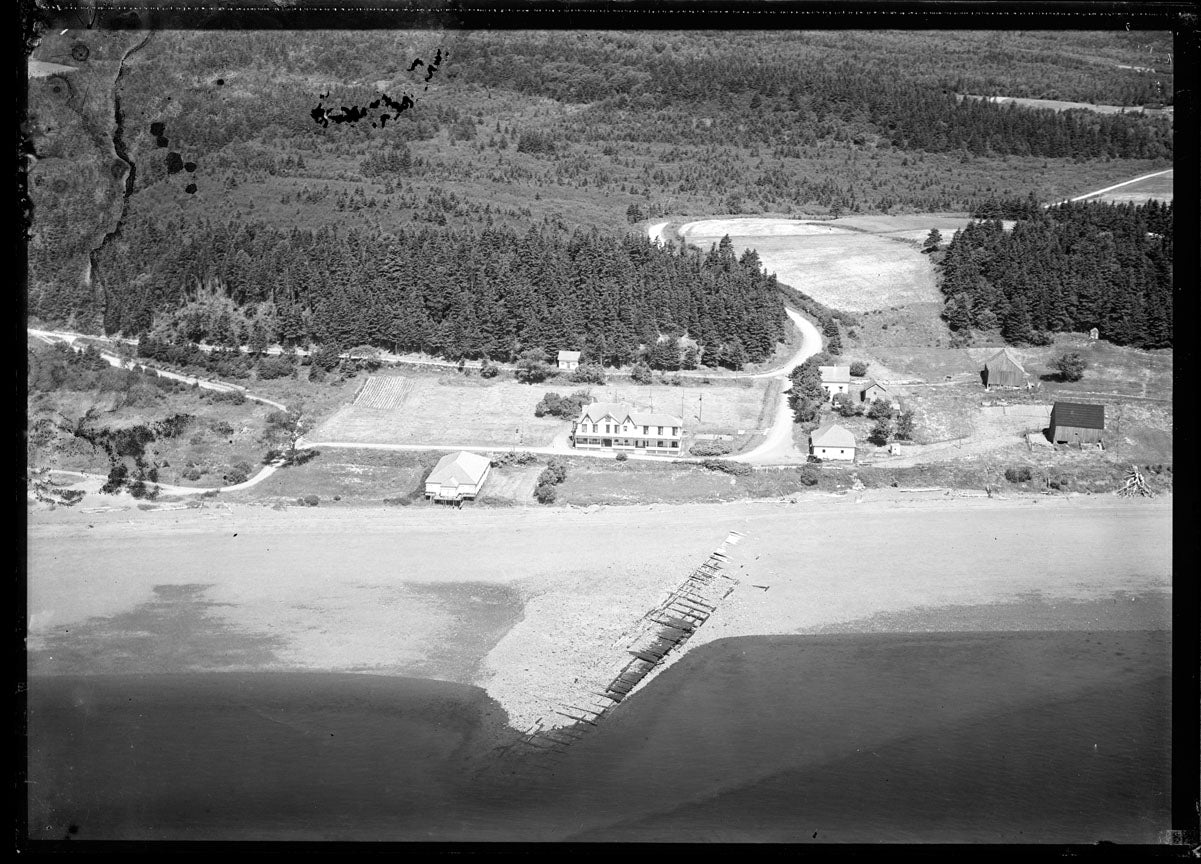 Aerial Photograph of Ottawa House, Parrsboro, Nova Scotia