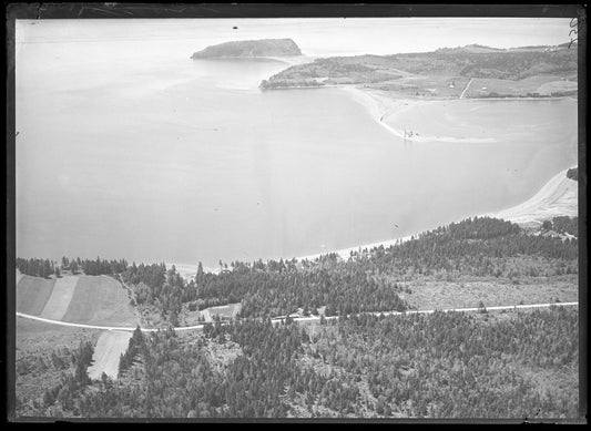 Aerial Photograph of Harbour Entrance, Parrsboro, Nova Scotia