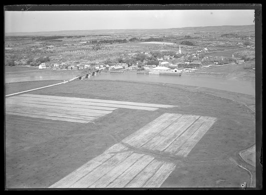 Aerial Photograph of Overview Village, Port Williams, Nova Scotia