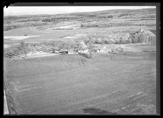 Aerial Photograph of Farms, Port Williams, Nova Scotia