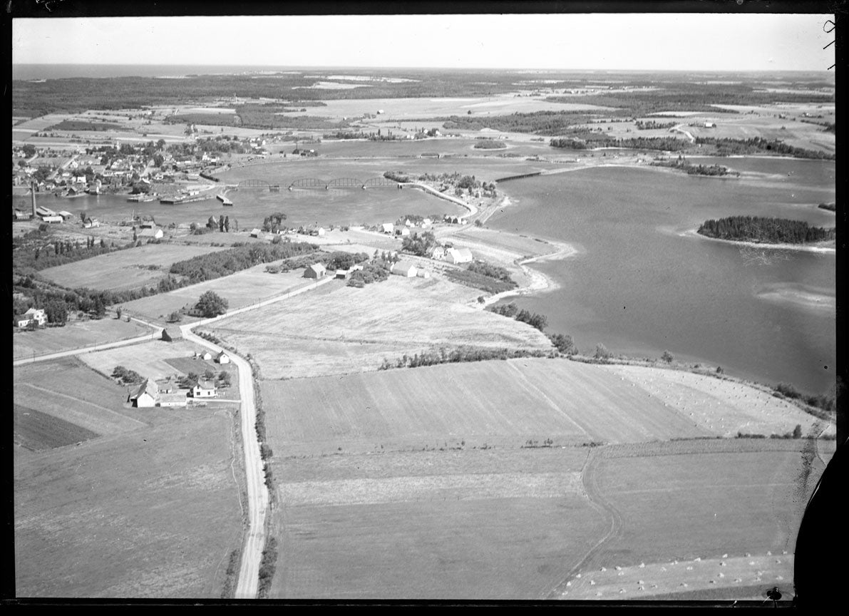 Aerial Photograph of Overview Distant, Pugwash, Nova Scotia