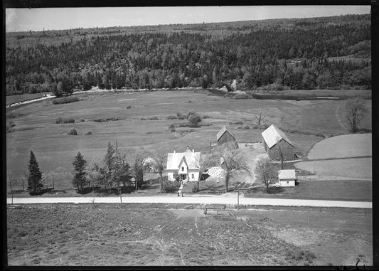 Aerial Photograph of Harrison Farm, Southampton, Nova Scotia