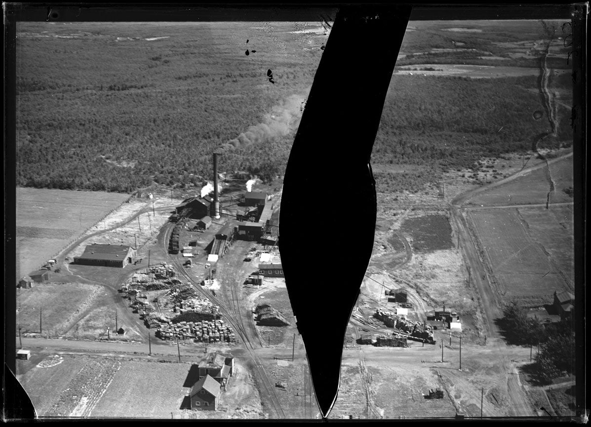 Aerial Photograph of Pit Head, Springhill, Nova Scotia
