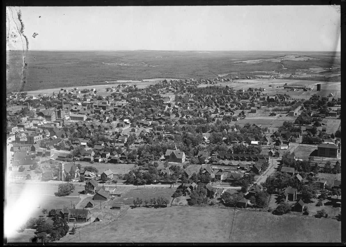 Aerial Photograph of Overview Town, Springhill, Nova Scotia