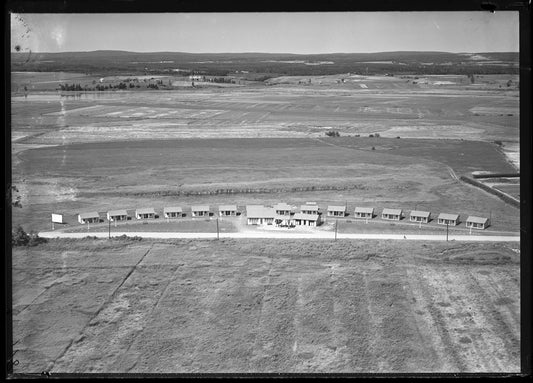 Aerial Photograph of Maritime Tourist Cabins, Truro, Nova Scotia