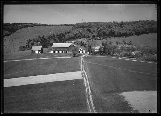 Aerial Photograph of Farm, Valley, Lower, Nova Scotia