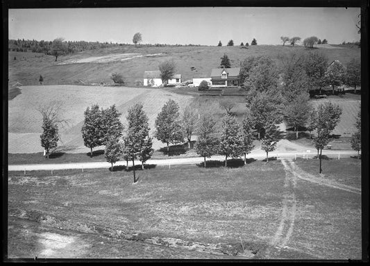 Aerial Photograph of Dickinson Farm, West Brook, Nova Scotia