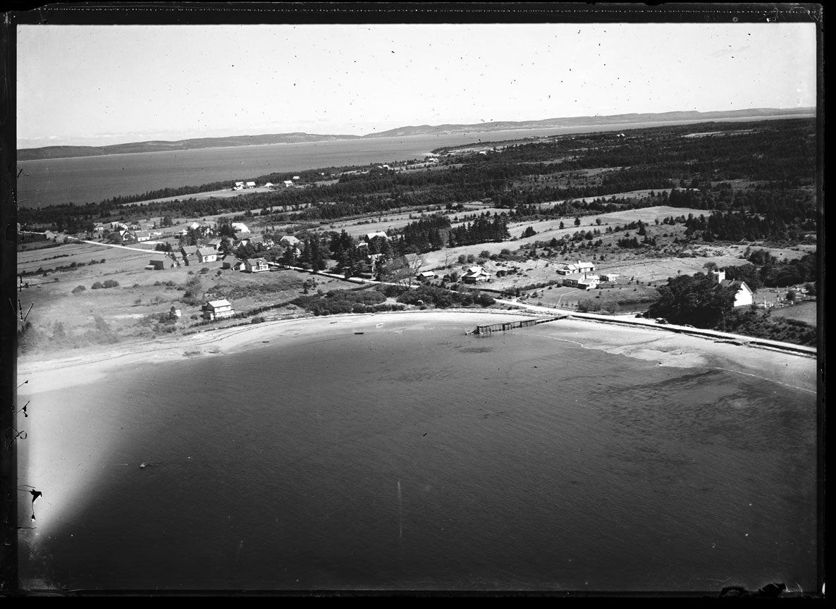 Aerial Photograph of George D. Sack by Shore North, Weymouth, Nova Scotia