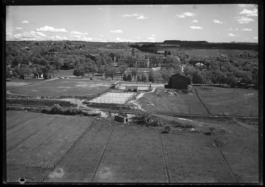 Aerial Photograph of Acadia College, Wolfville, Nova Scotia