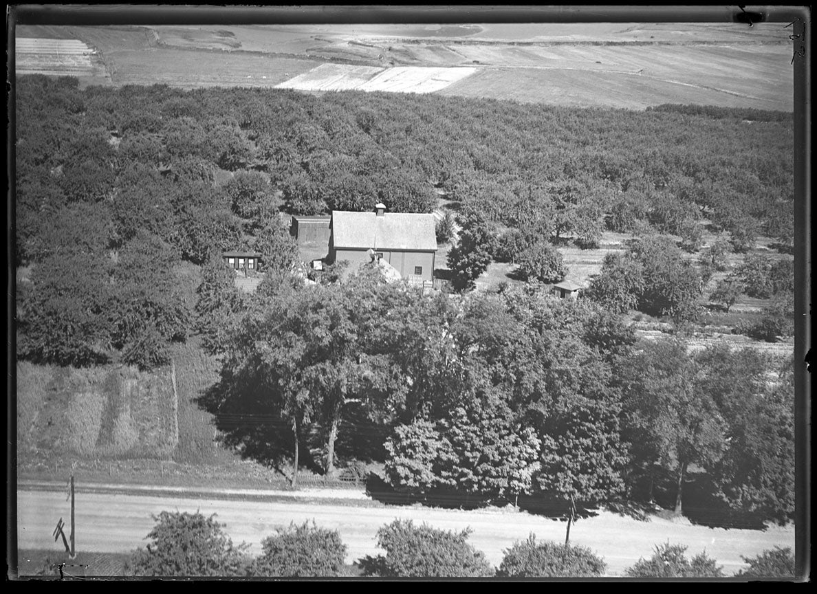 Aerial Photograph of George A. Boggs Farm, Wolfville, Nova Scotia