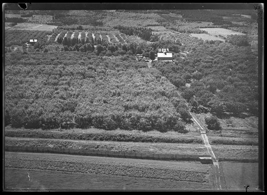 Aerial Photograph of George A. Boggs Farm, Wolfville, Nova Scotia