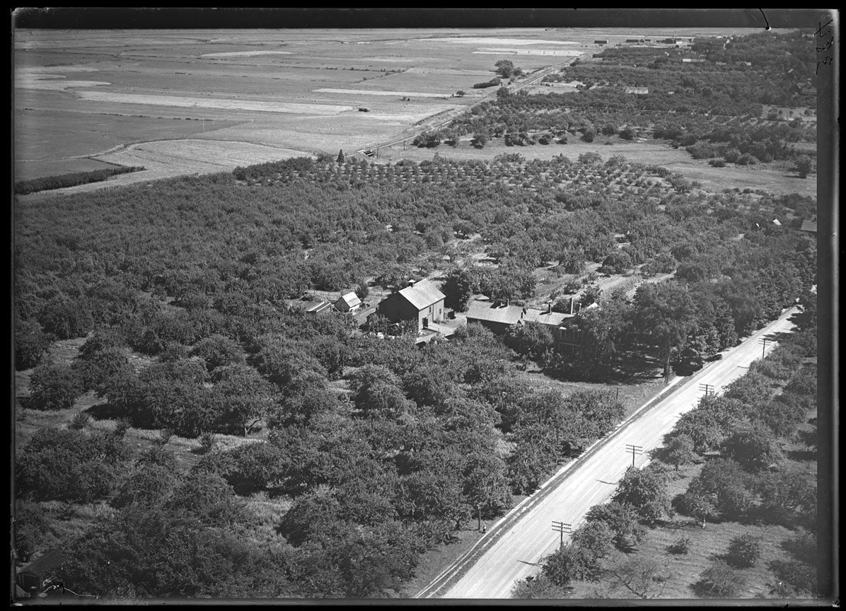 Aerial Photograph of George A. Boggs Farm, Wolfville, Nova Scotia