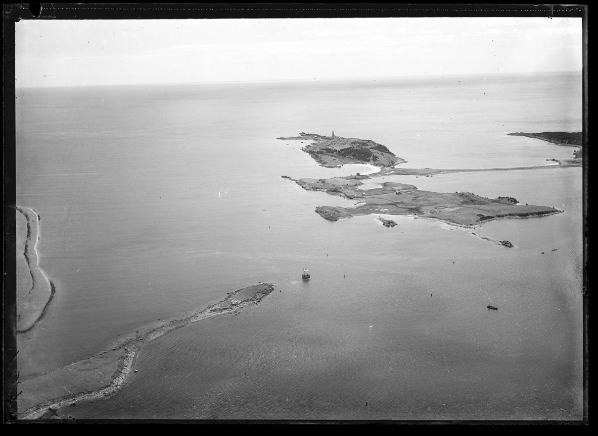 Aerial Photograph of Harbour Entrance, Yarmouth, Nova Scotia